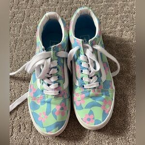 Girls Vans flower shoe